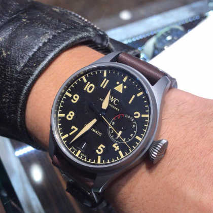 ZF万国IWC大飞钛金属表壳IW501004腕表真假对比评测