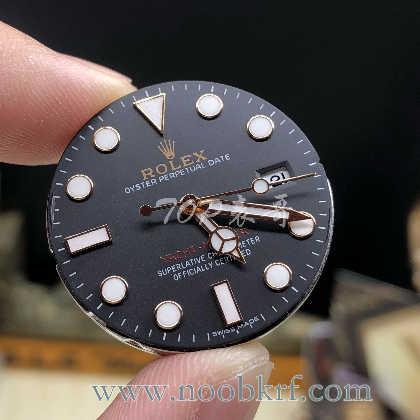 AR厂劳力士金游艇116655永恒玫瑰金真假对比评测