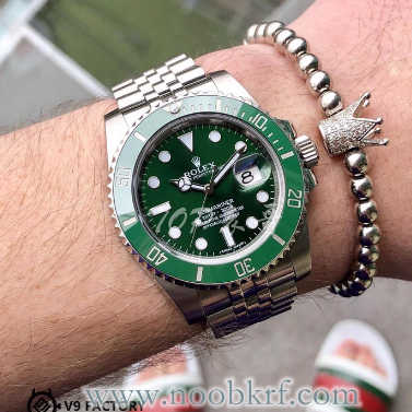 V9劳力士潜航者绿水鬼黑水鬼116610 通过细节对比原版