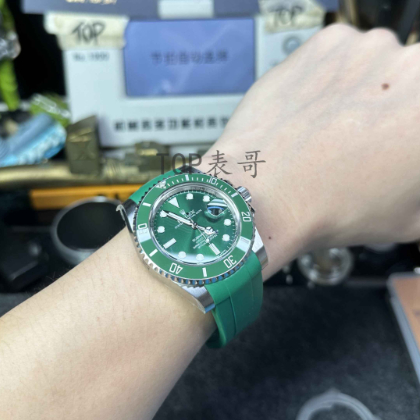clean厂劳力士绿水鬼 RUBBER B胶带版本