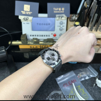 clean厂劳力士迪通拿灰胶迪116519评测