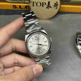 clean劳力士蚝式恒动36毫米银盘3230机芯