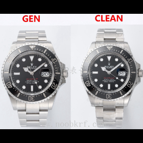 clean厂劳力士单红鬼王m126660-0001真假对比评测
