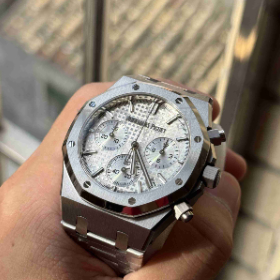 APS厂爱彼26240ST精钢白盘开模一体4401机芯cnc表壳爱彼26240改装平替方案