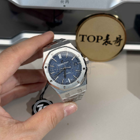 ZF厂爱彼皇家橡树15450ST蓝盘对比APS工厂爱彼15450ST