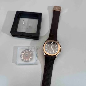 DDF厂百达翡丽5167R金手雷玫瑰金配重包金表壳改装替用盘面指针日历丹东一体324机芯对比3k工厂PP5167R