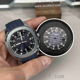 百达翡丽白金蓝手雷5168G改装替用盘面指针日历 刻度指针颜色太黄怎么办