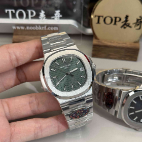 V厂百达翡丽鹦鹉螺5711A绿盘腕表对比BBF DDF 3K工厂真假对比评测