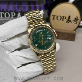 CBD工厂劳力士星期日历型40dd赌桌绿一体3255机芯配重表壳