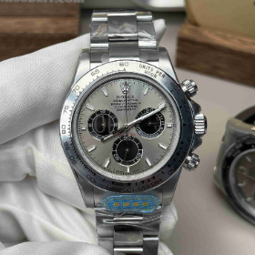 CBD工厂劳力士迪通拿新款水泥灰梁家辉126509配重表壳丹东4131机芯真假对比评测