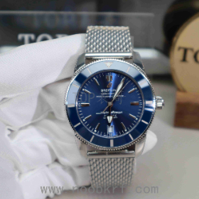 GF工厂百年灵新款超级海洋文化二代B20机芯蓝盘46毫米陶瓷外圈