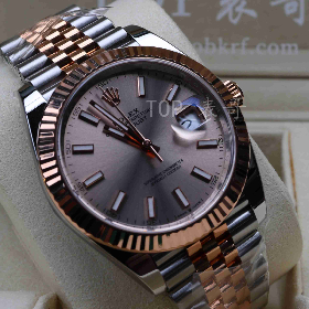 V厂clean工厂劳力士日志41玫瑰金粉盘126331-0010丹东3235机芯