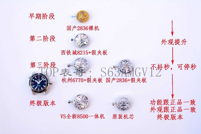 VS欧米茄8500机芯详解